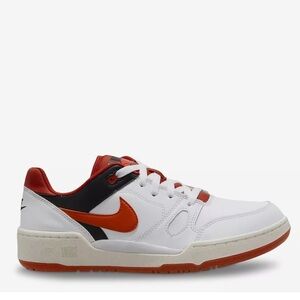 Nike Full Force Low Big Kids' Shoes Sneaker White/Red Size US 5 boys